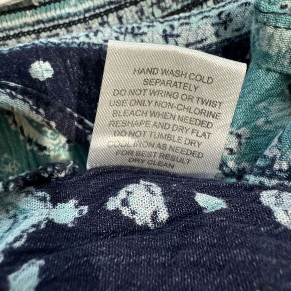 Pink Republic Smocked-Back Woven Maxi Dress Patterned Juniors Size Medium - Picture 8 of 9